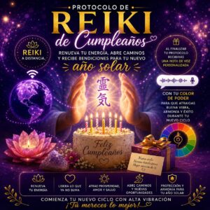 Protocolo de Reiki de cumpleaños